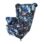 Fotel w kwiaty Uszak