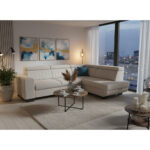 Rozkładany narożnik z funkcją spania Cortina